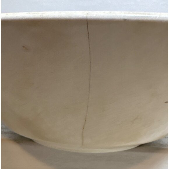 Johnson Brothers Chanticleer Ironstone Serving Bowl Blue White Rooster READ DMG - Picture 6 of 7